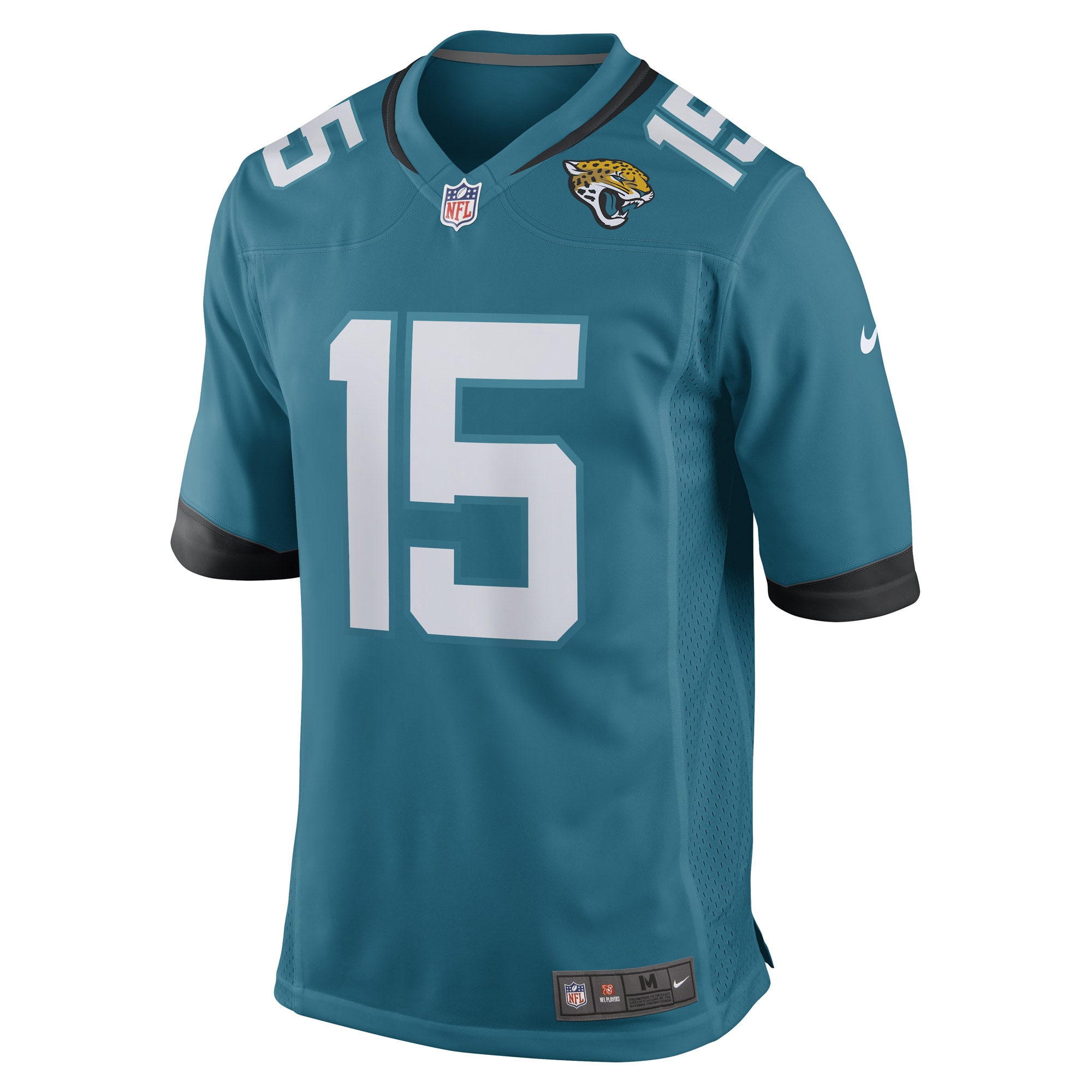 Tim Jones Jacksonville Jaguars Nike Game Player Jersey Teal - Image 2