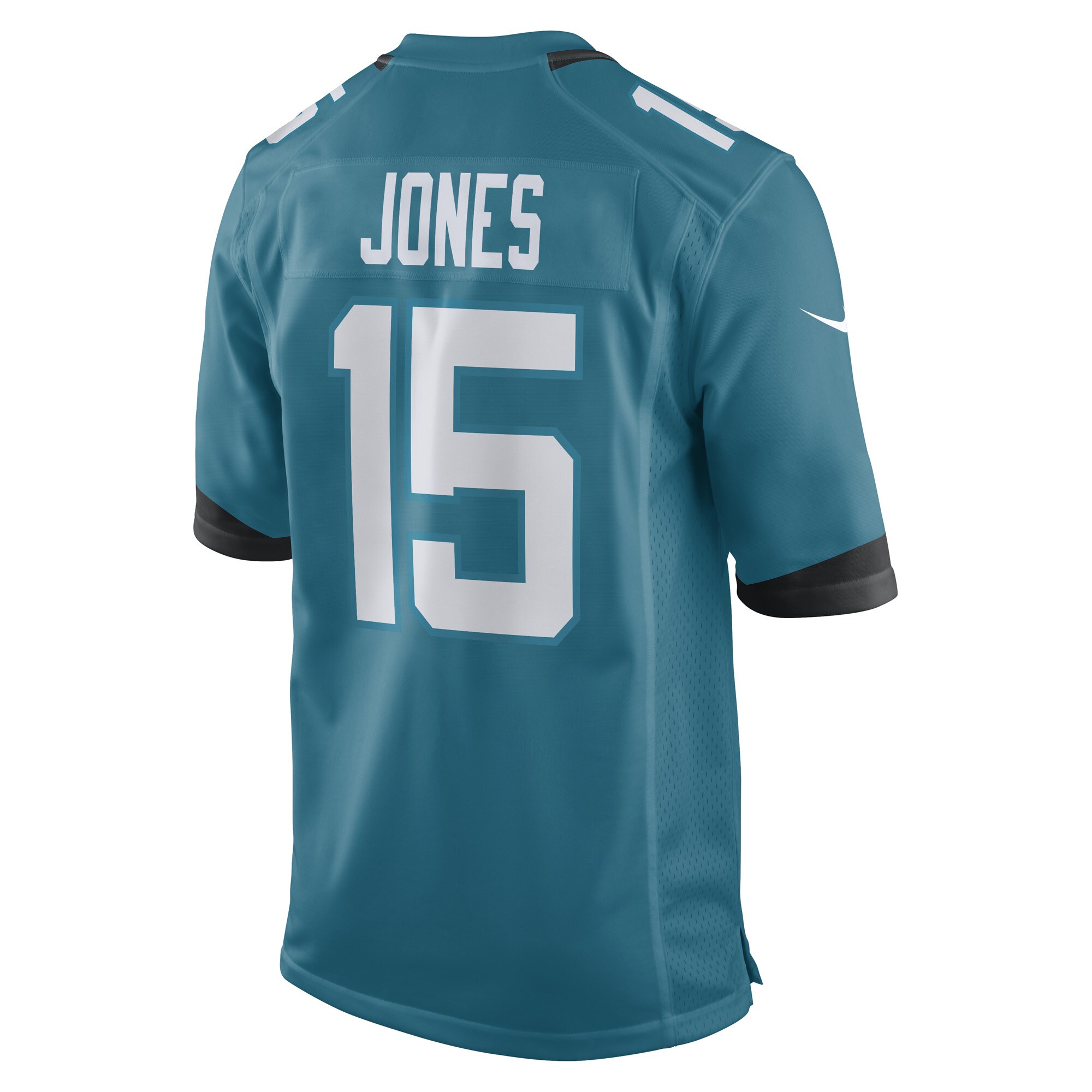 Tim Jones Jacksonville Jaguars Nike Game Player Jersey Teal - Image 3