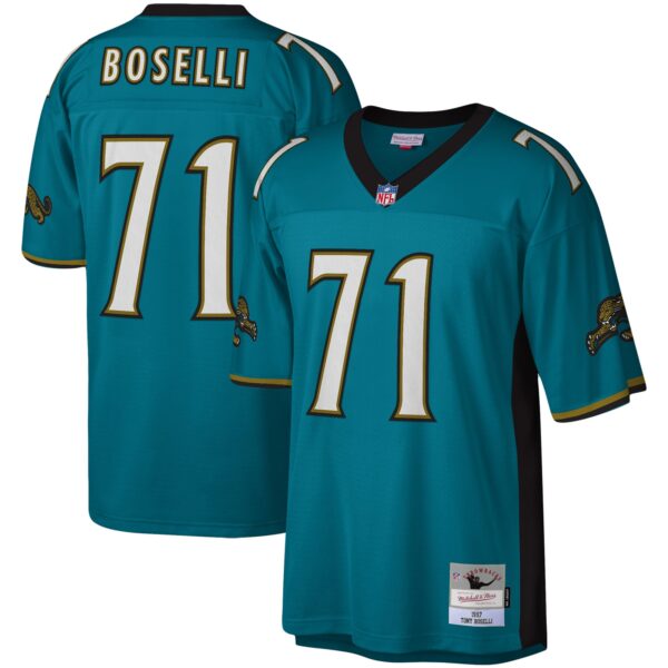 Tony Boselli Jacksonville Jaguars Mitchell Ness Legacy Replica Jersey Teal