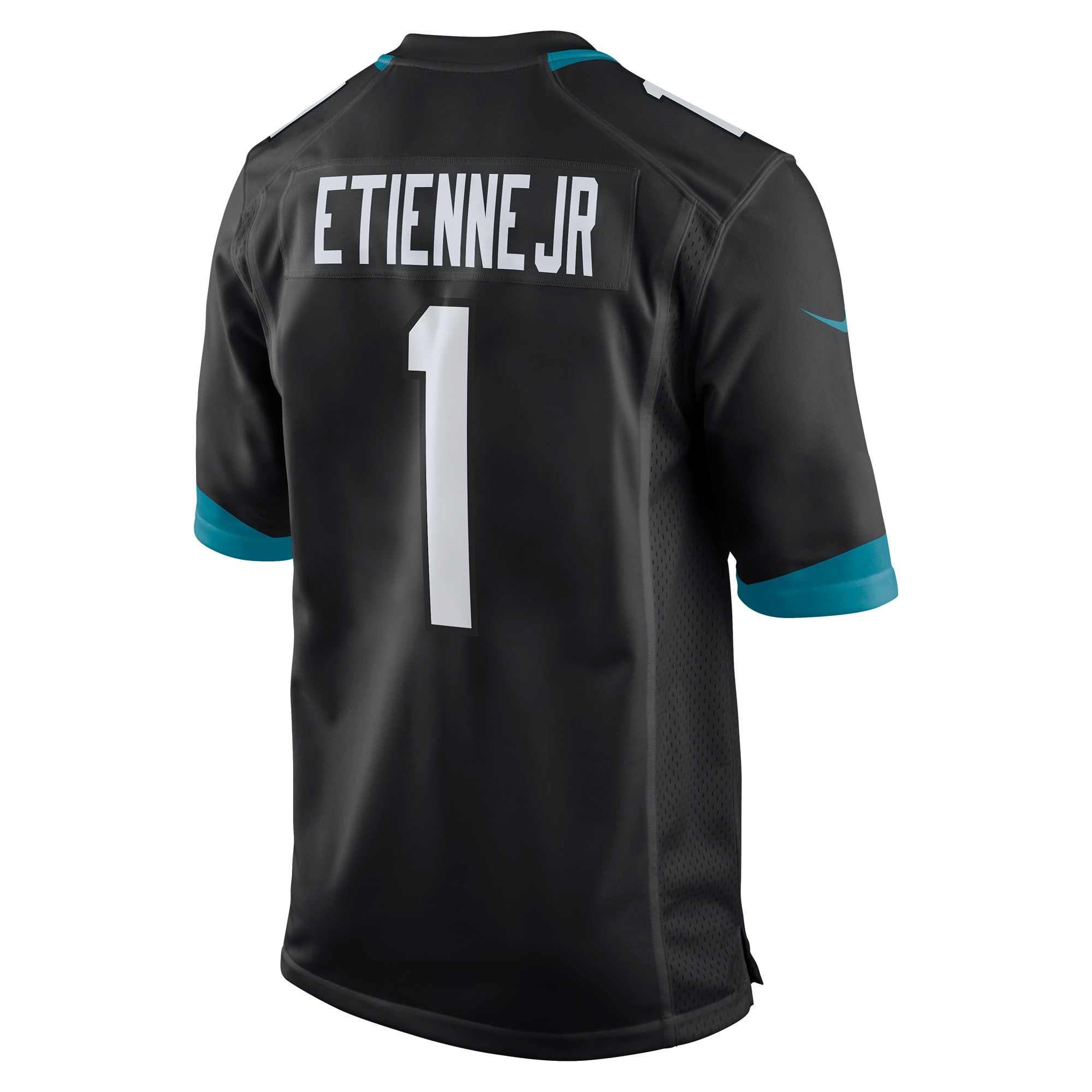Travis Etienne Jacksonville Jaguars Nike Game Jersey Black - Image 3