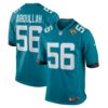 Yasir Abdullah Jacksonville Jaguars Nike Team Game Jersey Teal