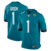 Number 1 Groom Jacksonville Jaguars Nike Game Jersey Teal