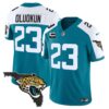 Men’s Jacksonville Jaguars Florida Patch Vapor Jersey – All Stitched – Alternate – Foyesade Oluokun