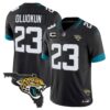 Men’s Jacksonville Jaguars Florida Patch Vapor Jersey – All Stitched – Black – Foyesade Oluokun