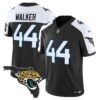 Men’s Jacksonville Jaguars Florida Patch Vapor Jersey – All Stitched – Black Alternate – Travon Walker