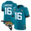 Men’s Jacksonville Jaguars Florida Patch Vapor Jersey – All Stitched – Teal – Trevor Lawrence