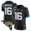 Men’s Jacksonville Jaguars Florida Patch Vapor Jersey – All Stitched – Black – Trevor Lawrence
