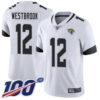 Nike Jaguars #12 Dede Westbrook White Men’s Stitched NFL 100th Season Vapor Limited Jersey