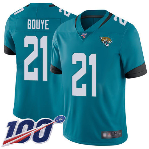 Nike Jaguars #21 A.J. Bouye Teal Green Alternate Men’s Stitched NFL 100th Season Vapor Limited Jersey