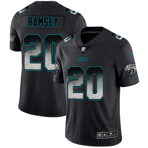 Nike Jaguars #20 Jalen Ramsey Black Men’s Stitched NFL Vapor Untouchable Limited Smoke Fashion Jersey