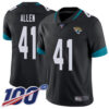 Nike Jaguars #41 Josh Allen Black Team Color Men’s Stitched NFL 100th Season Vapor Limited Jersey