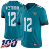 Nike Jaguars #12 Dede Westbrook Teal Green Alternate Men’s Stitched NFL 100th Season Vapor Limited Jersey