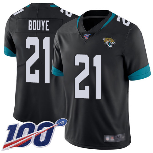 Nike Jaguars #21 A.J. Bouye Black Team Color Men’s Stitched NFL 100th Season Vapor Limited Jersey