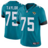 Jaguars #75 Jawaan Taylor Teal Green Alternate Men’s Stitched Football Vapor Untouchable Limited Jersey