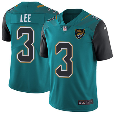 Nike Jacksonville Jaguars #3 Tanner Lee Teal Green Team Color Men’s Stitched NFL Vapor Untouchable Limited Jersey