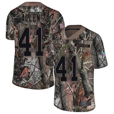 Jaguars #41 Josh Allen Camo Men’s Stitched Football Limited Rush Realtree Jersey