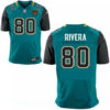 Men’s Jacksonville Jaguars #80 Mychal Rivera Teal Green Team Color Stitched NFL Nike Elite Jersey