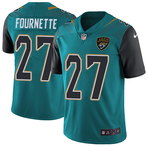 Nike Jacksonville Jaguars #27 Leonard Fournette Teal Green Team Color Men’s Stitched NFL Vapor Untouchable Limited Jersey