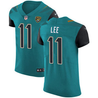 Men’s Nike Jacksonville Jaguars #11 Marqise Lee Teal Green Team Color Stitched NFL Vapor Untouchable Elite Jersey