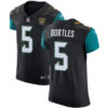 Men’s Nike Jacksonville Jaguars #5 Blake Bortles Black Alternate Stitched NFL Vapor Untouchable Elite Jersey