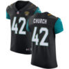 Men’s Nike Jacksonville Jaguars #42 Barry Church Black Alternate Stitched NFL Vapor Untouchable Elite Jersey
