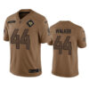 Men’s Jacksonville Jaguars #44 Travon Walker 2023 Brown Salute To Service Vapor Untouchable Limited Football Stitched Jersey