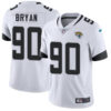Nike Jacksonville Jaguars #90 Taven Bryan White Men’s Stitched NFL Vapor Untouchable Limited Jersey