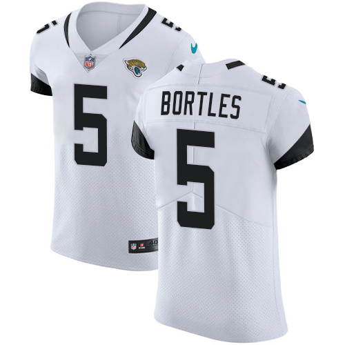 Nike Jacksonville Jaguars #5 Blake Bortles White Men’s Stitched NFL Vapor Untouchable Elite Jersey