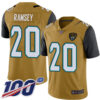 Jaguars #20 Jalen Ramsey Gold Men’s Stitched Football Limited Rush 100th Season Jersey