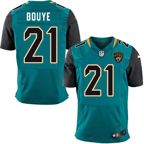 Nike Jaguars #21 A.J. Bouye Teal Green Team Color Men’s Stitched NFL Elite Jersey