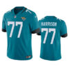 Men’s Jacksonville Jaguars #77 Anton Harrison Teal 2023 F.U.S.E. Vapor Untouchable Limited Football Stitched Jersey