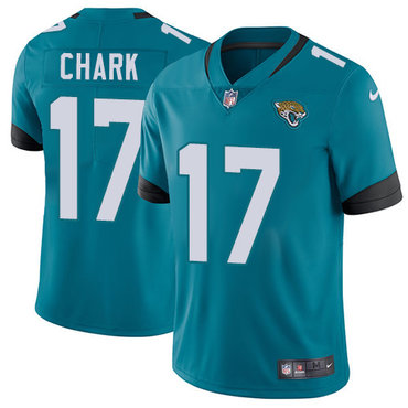 Nike Jacksonville Jaguars #17 DJ Chark Teal Green Team Color Men’s Stitched NFL Vapor Untouchable Limited Jersey