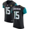 Men’s Nike Jacksonville Jaguars #15 Allen Robinson Black Alternate Stitched NFL Vapor Untouchable Elite Jersey