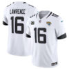 Men’s Jacksonville Jaguars #16 Trevor Lawrence White 2023 F.U.S.E With 3- Star C Patch Vapor Untouchable Limited Football Stitched Jersey