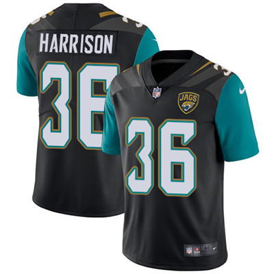 Nike Jacksonville Jaguars #36 Ronnie Harrison Black Alternate Men’s Stitched NFL Vapor Untouchable Limited Jersey