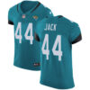 Nike Jacksonville Jaguars #44 Myles Jack Teal Green Team Color Men’s Stitched NFL Vapor Untouchable Elite Jersey