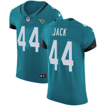 Nike Jacksonville Jaguars #44 Myles Jack Teal Green Team Color Men’s Stitched NFL Vapor Untouchable Elite Jersey