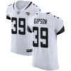 Nike Jacksonville Jaguars #39 Tashaun Gipson White Men’s Stitched NFL Vapor Untouchable Elite Jersey