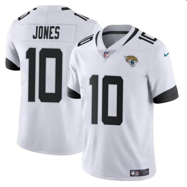 Men’s Jacksonville Jaguars #10 Mac Jones White Vapor Untouchable Limited Football Stitched Jersey