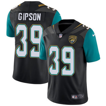 Nike Jaguars #39 Tashaun Gipson Black Alternate Men’s Stitched NFL Vapor Untouchable Limited Jersey