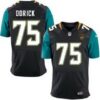 Men’s Jacksonville Jaguars #75 Jared Odrick Black Team Color NFL Nike Elite Jersey