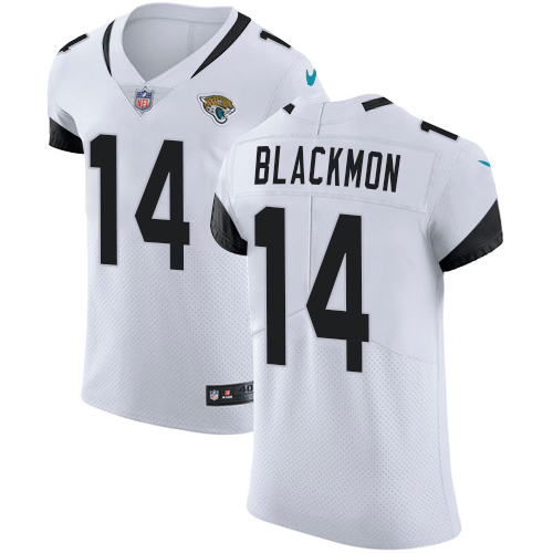 Nike Jacksonville Jaguars #14 Justin Blackmon White Men’s Stitched NFL Vapor Untouchable Elite Jersey