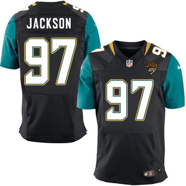 Nike Jaguars #97 Malik Jackson Black Alternate Men’s Stitched NFL Elite Jersey