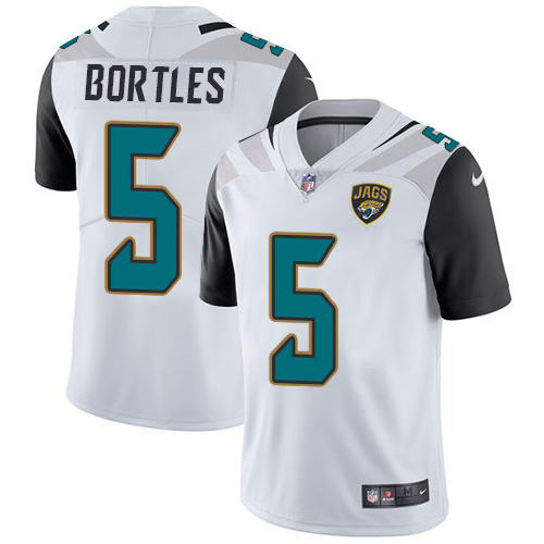 Nike Jacksonville Jaguars #5 Blake Bortles White Men’s Stitched NFL Vapor Untouchable Limited Jersey