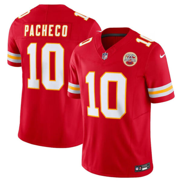 Kansas City Chiefs #10 Isiah Pacheco Red 2023 FUSE Vapor Untouchable Limited Jersey
