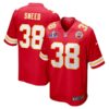 Kansas City Chiefs #38 L’jarius Sneed Super Bowl LVIII Game Jersey – Red