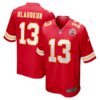 Kansas City Chiefs #13 Chris Oladokun Game Jersey – Red