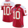 Kansas City Chiefs #10 Isiah Pacheco Red White FUSE Super Bowl LVIII Patch Jersey