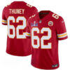 Kansas City Chiefs #62 Joe Thuney Red FUSE Super Bowl LVIII Patch Vapor Jersey