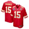 Kansas City Chiefs #15 Patrick Mahomes Super Bowl LVIII Game Jersey – Red